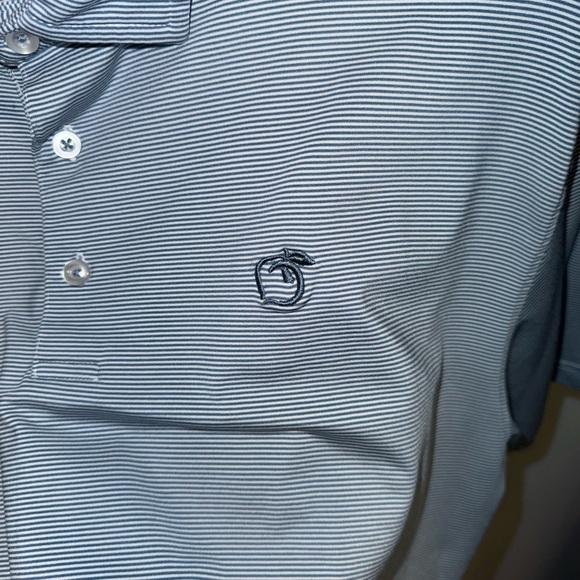 Peach State Pride Striped Polo - Blue - Picture 2 of 4